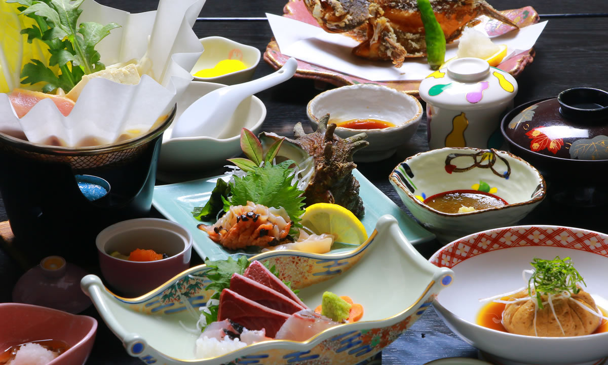 壱岐島の魚介、郷土料理を楽しめる創作会席